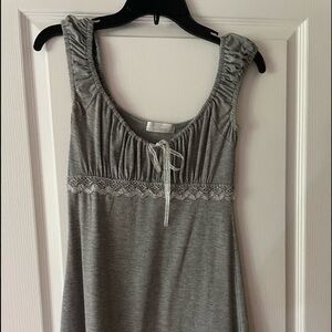 Grey babydoll top/dress